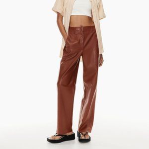 Aritzia Wilfred Free Ascendant Pant in leather